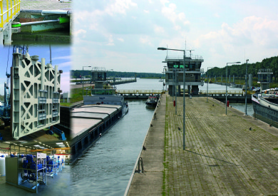 Belfeld and Sambeek locks