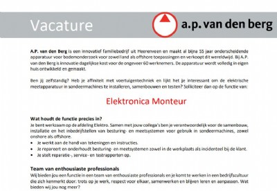 electronica monteur