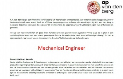 Mechanical Engineer N