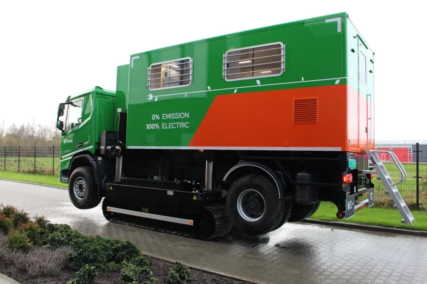 100% electrical Track-Truck of BAM Infrastructure